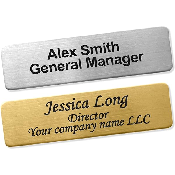 name tags